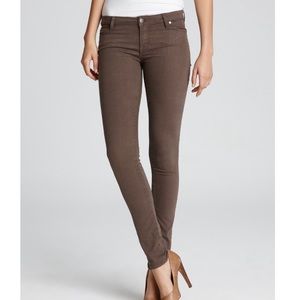 VINCE 5 Pocket Skinny Jean in Walnut